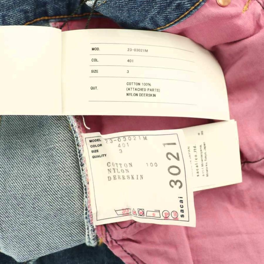 未使用品 サカイ sacai Boot Cut Denim Pants ブーツカットデニム