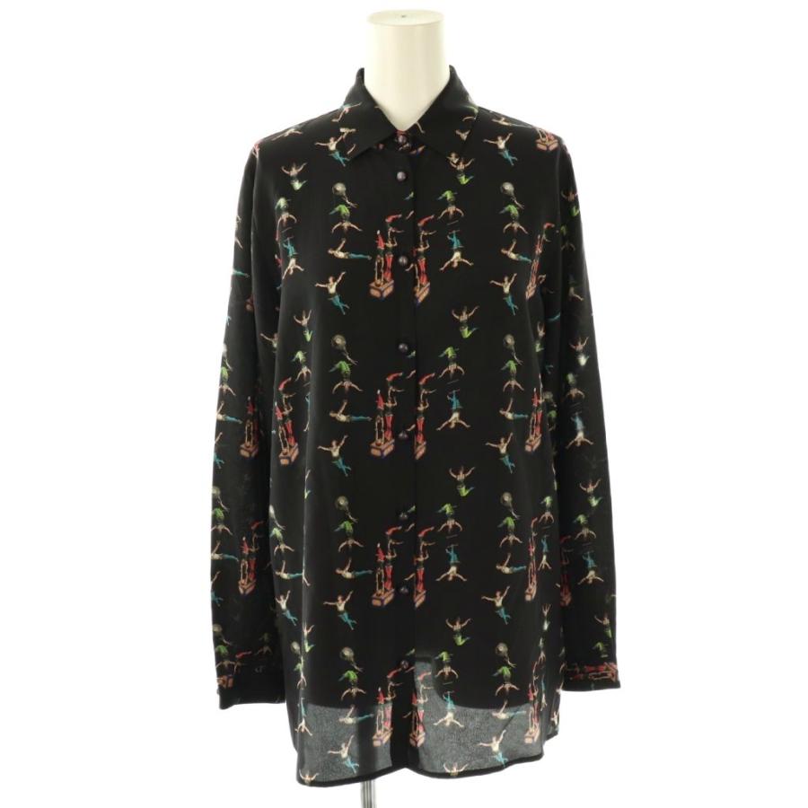 ETRO エトロ サーカスプリント シルクシャツ ブラウス 長袖 38