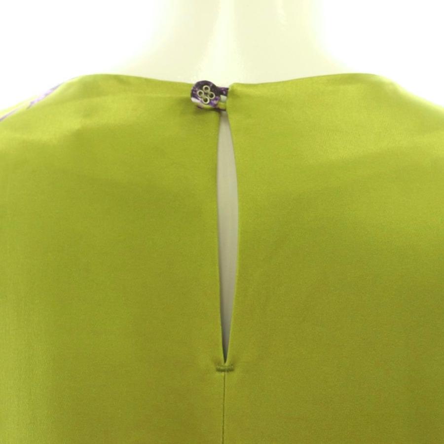 テルマ TELMA 22AW LOOK17 ワンピース マキシ ロング 長袖 34 緑