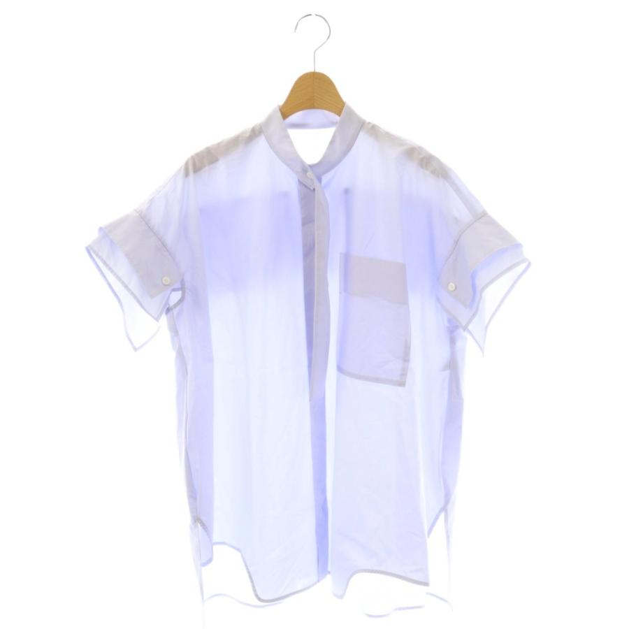 エンフォルド ENFOLD 25SS ROLL-UP SLEEVES SHIRT シャツ 半袖 38  