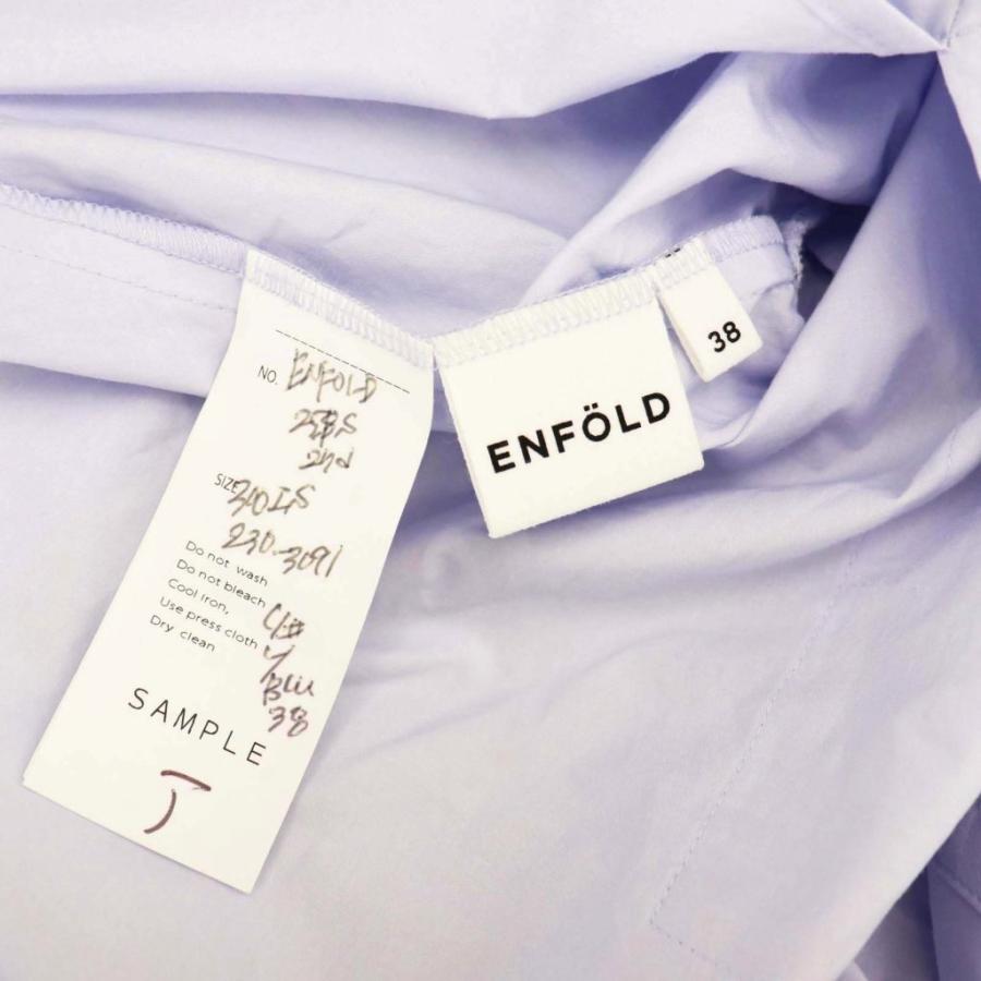 エンフォルド ENFOLD 25SS ROLL-UP SLEEVES SHIRT シャツ 半袖 38  