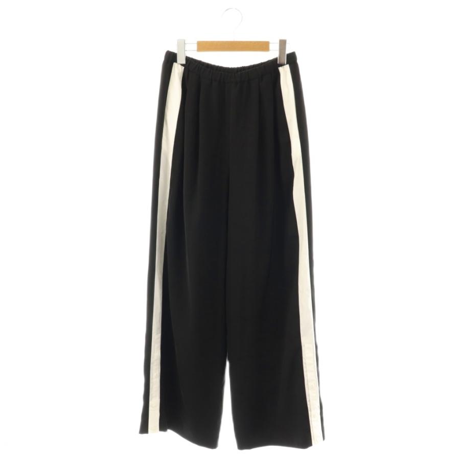 エンフォルド ENFOLD 25AW SHIRT-LAYERED WIDE-PANTS パンツ ワイド 38