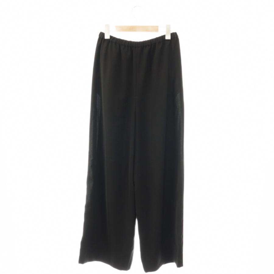 エンフォルド ENFOLD 25AW SHIRT-LAYERED WIDE-PANTS パンツ ワイド 38