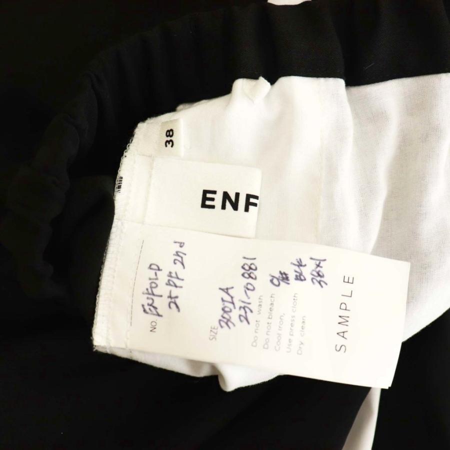 エンフォルド ENFOLD 25AW SHIRT-LAYERED WIDE-PANTS パンツ ワイド 38