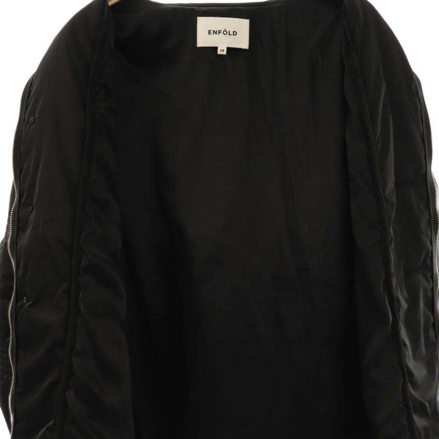 エンフォルド ENFOLD 24AW CHECK-QUILT COAT コート ノーカラー 38