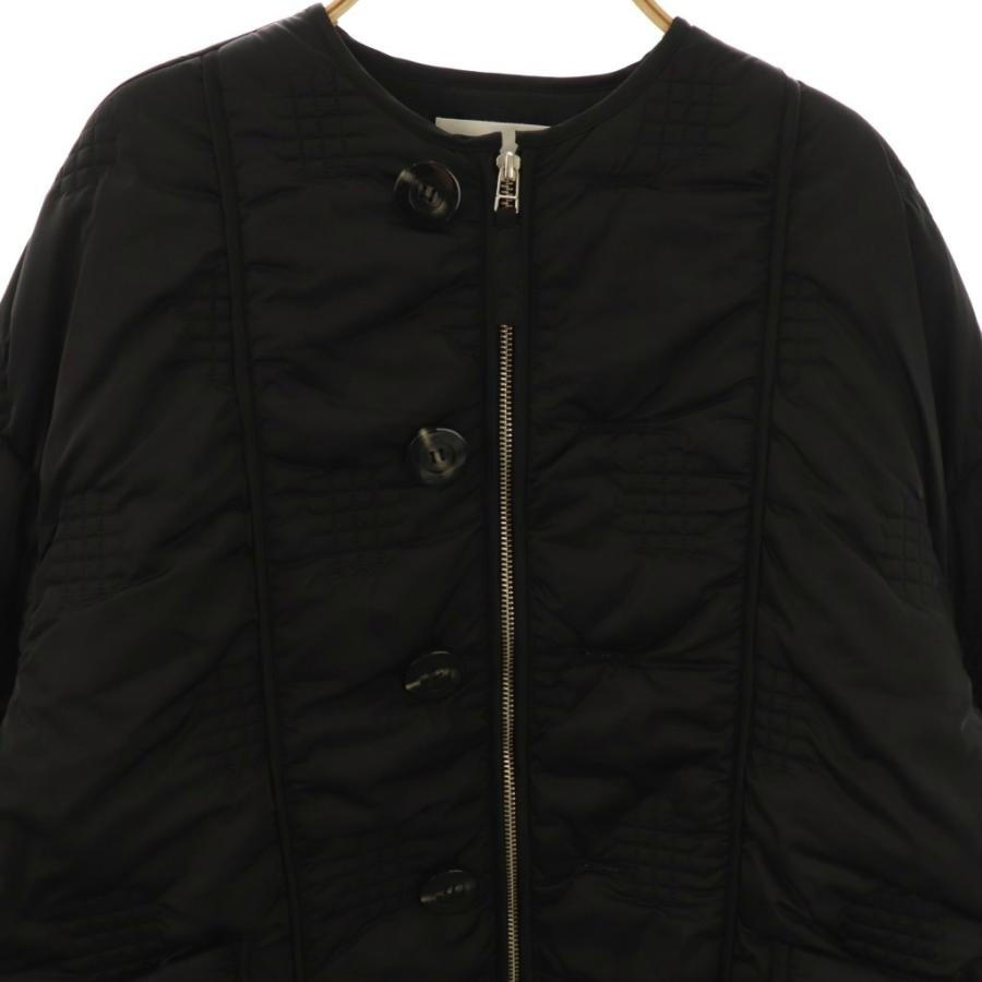 エンフォルド ENFOLD 24AW CHECK-QUILT COAT コート ノーカラー 38