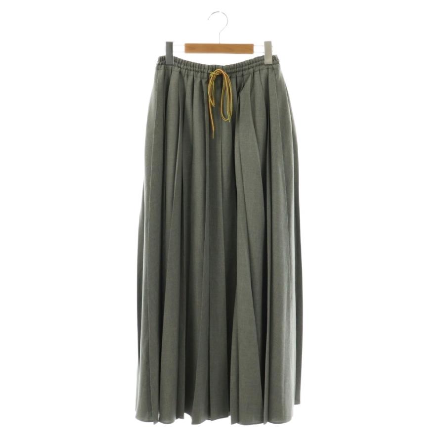 ナゴンスタンス nagonstans 25AW pleats skirt スカート ロング