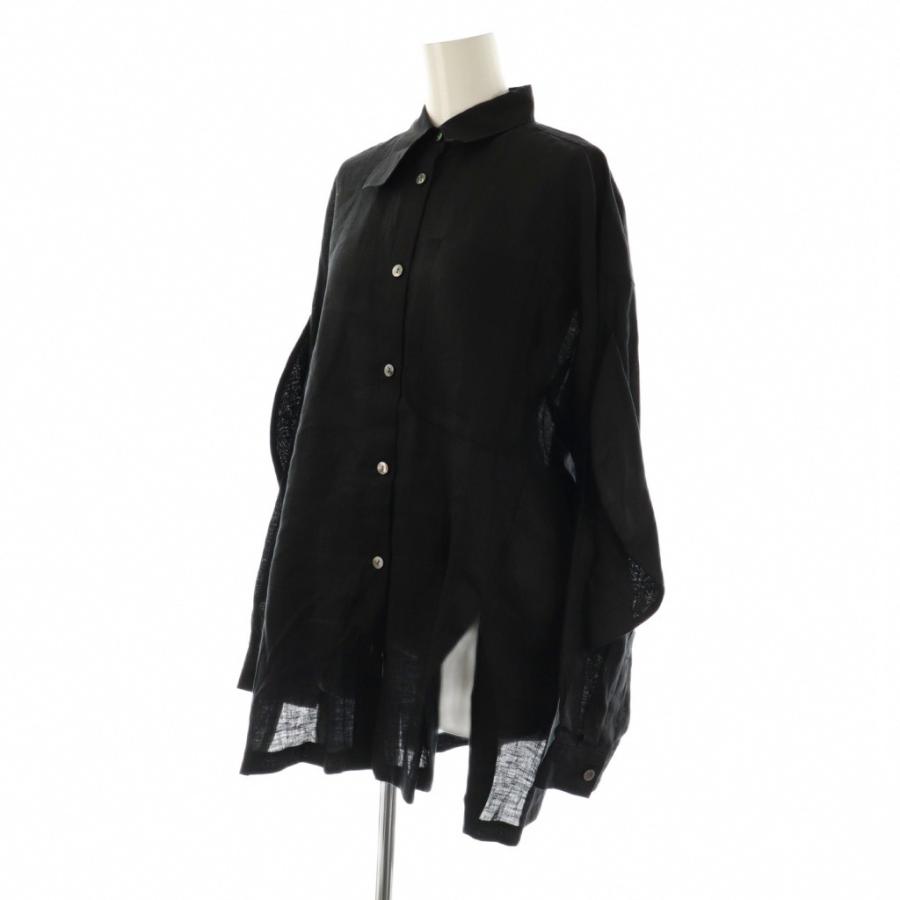 【新品】nagonstans リネンポプリン ボリュームSleeve シャツ ナゴンスタンス nagonstans 25SS リネンポプリン ボリュームSleeve
