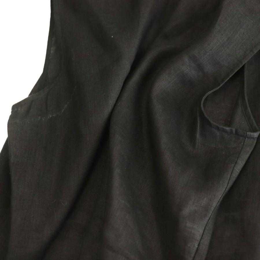 【中古】ナゴンスタンス nagonstans 25SS curve crew pullover プルオーバー カットソー ノースリーブ M ブラック /HK ナゴンスタンス nagonstans 25SS curve crew pullover プルオーバー