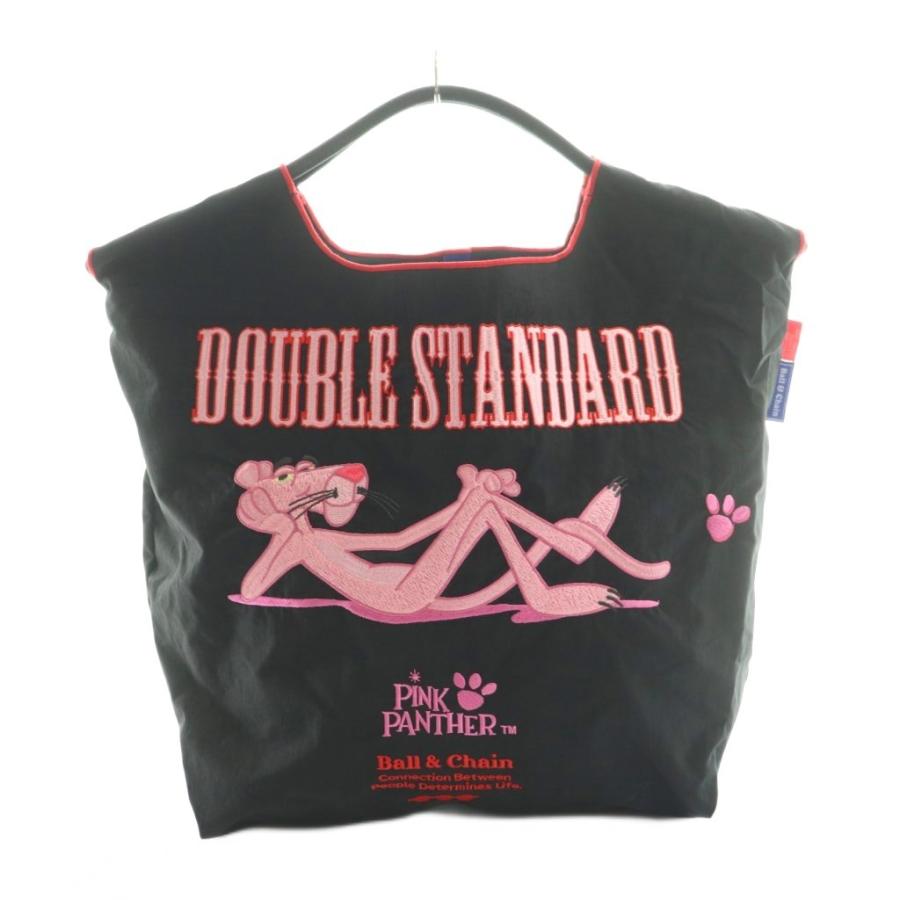 ダブルスタンダードクロージング BALL＆CHAINピンクパンサー　エコバッグ DOUBLE STANDARD CLOTHING×BALL＆CHAIN】ピンクパンサーコラボM