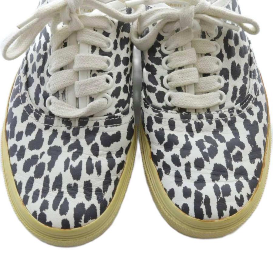 サンローラン パリ SAINT LAURENT PARIS レオパード柄 スニーカー 35.5 
