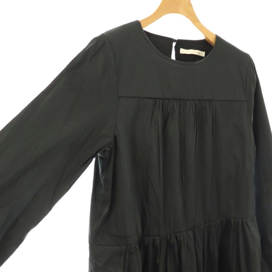 ヌキテパ NE QUITTEZ PAS! 24AW Poly Dupion Solid Tiered Dress