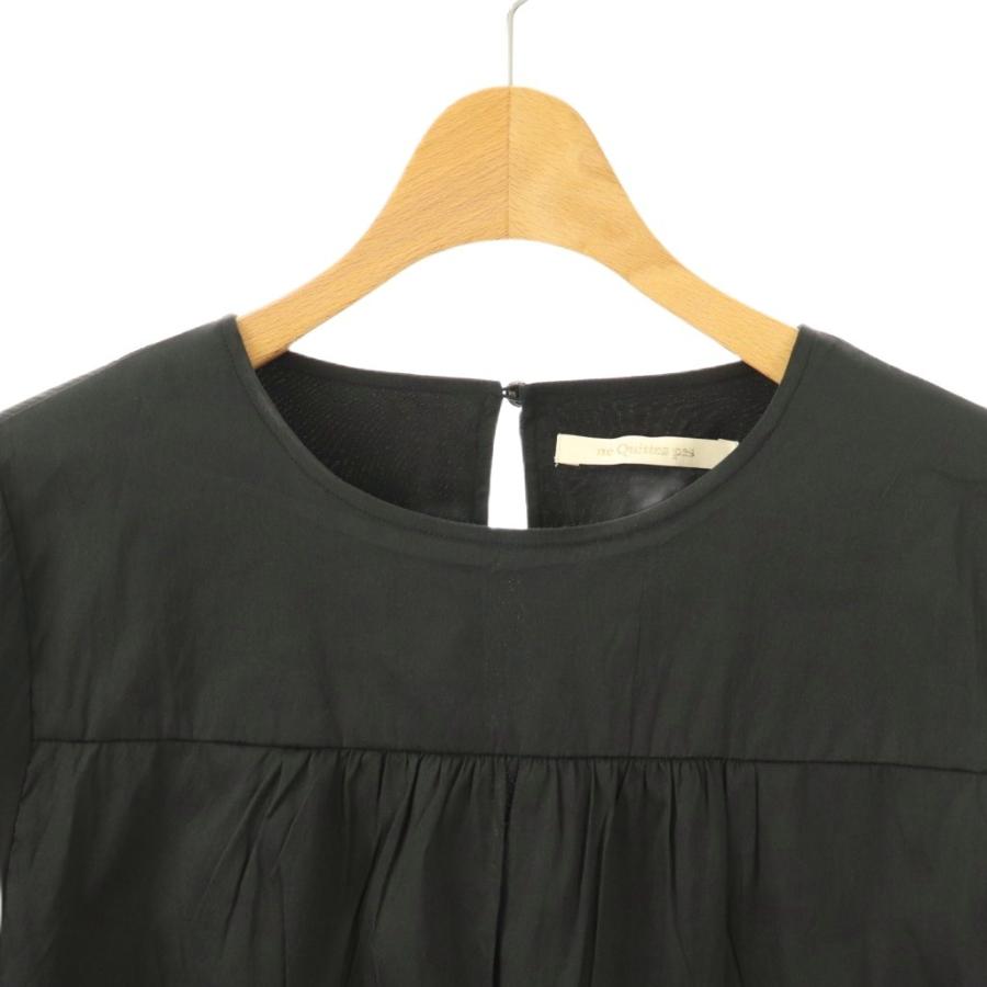 ヌキテパ NE QUITTEZ PAS! 24AW Poly Dupion Solid Tiered Dress