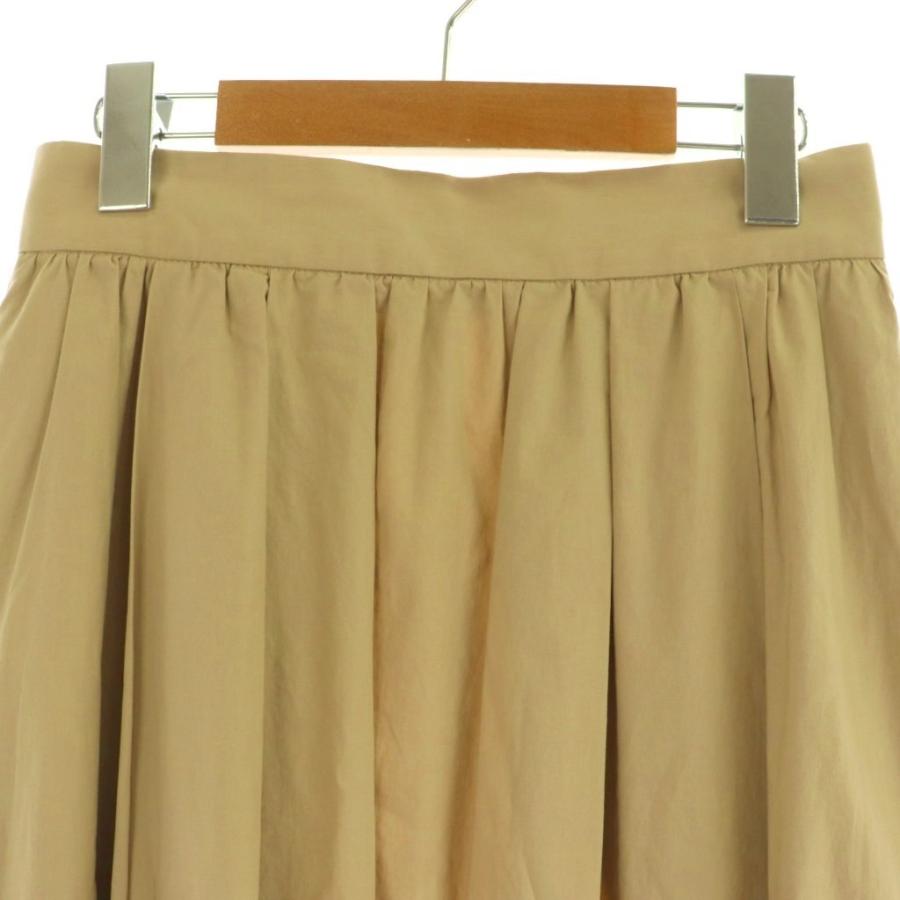 タグ付き未使用 セオリー スカートスーツ サイズM ベージュ ストレッチ 未使用 theory luxe セオリーリュクス 総柄 ミモレ丈 プリーツスカート