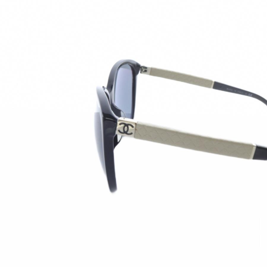 CHANEL シャネル ココマーク サングラス 黒 ブラック ベージュ 5225  