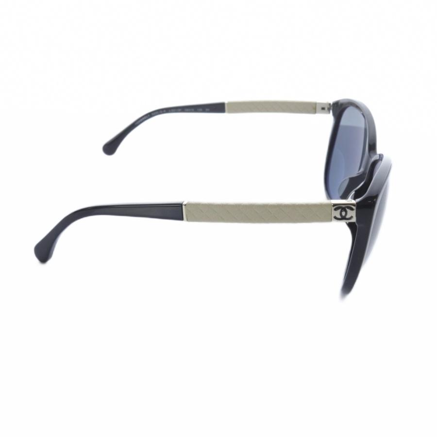 CHANEL シャネル ココマーク サングラス 黒 ブラック ベージュ 5225  