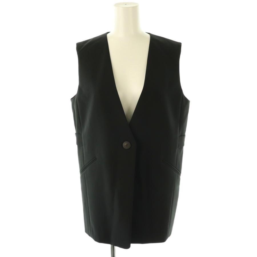 【中古】未使用品 セオリーリュクス theory luxe 24AW SYCAMORE 2 DEEBI ジレ ベスト S32 XS 黒 ブラック /AQ theory luxe（セオリーリュクス） 未使用品 theory luxe 24AW SYCAMORE