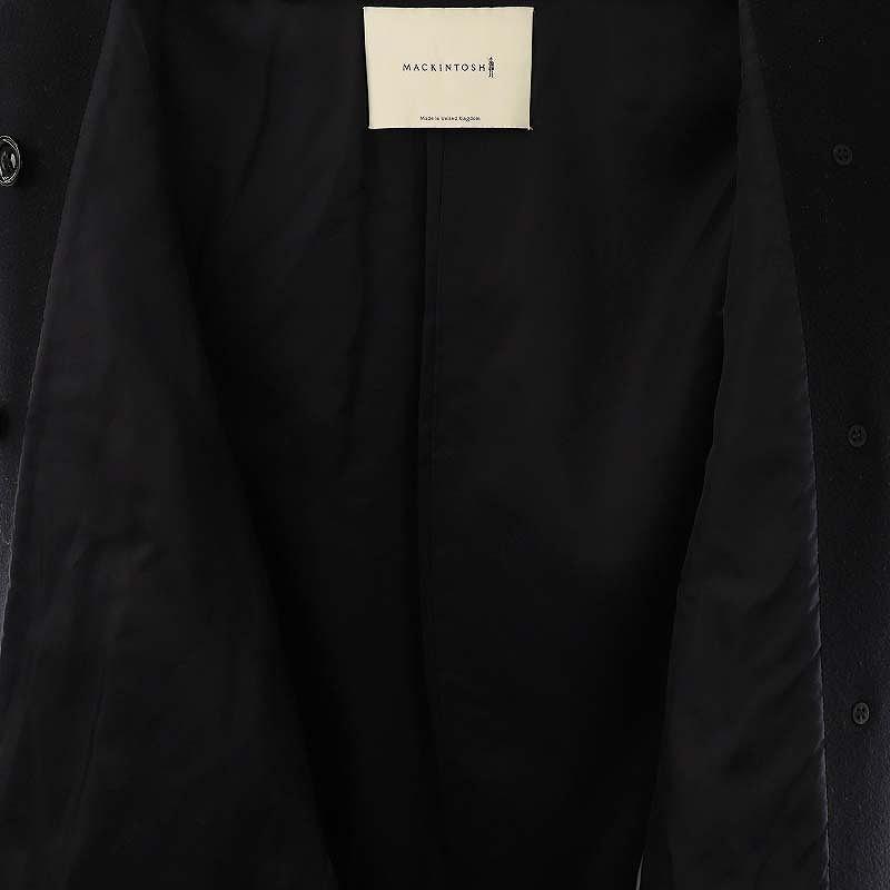 【中古】マッキントッシュ MACKINTOSH ウール Pコート アウター 総裏地 8 紺 DU-3H /CX ■OS レディース マッキントッシュ MACKINTOSH ウール Pコート アウター 総裏地 8 紺 DU