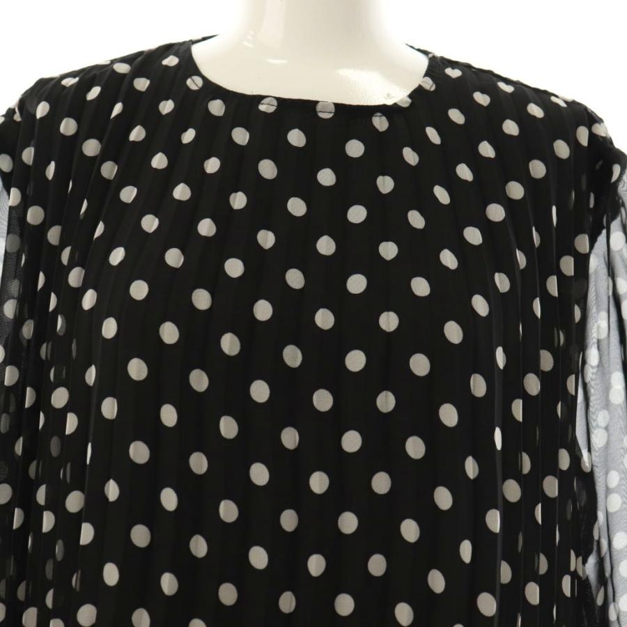 バースデーバッシュ BIRTHDAY BASH ドット ワンピース シアー プリーツ