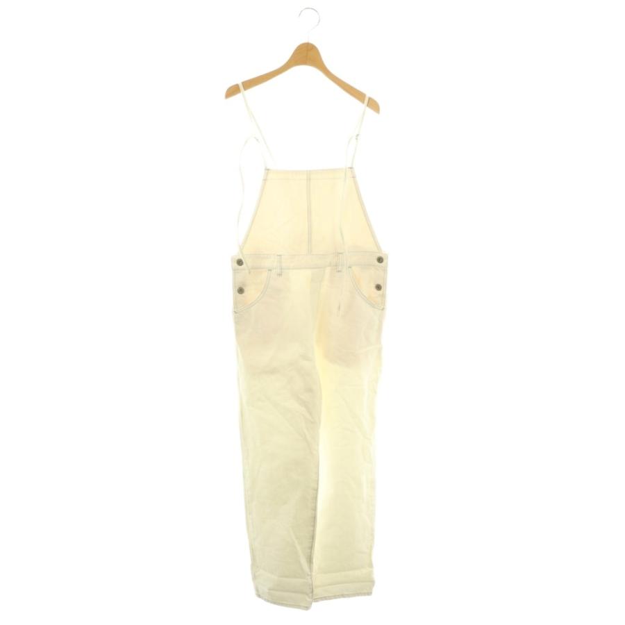 ウィムガゼット Whim Gazette オーバーオール デニム F 白 ホワイト