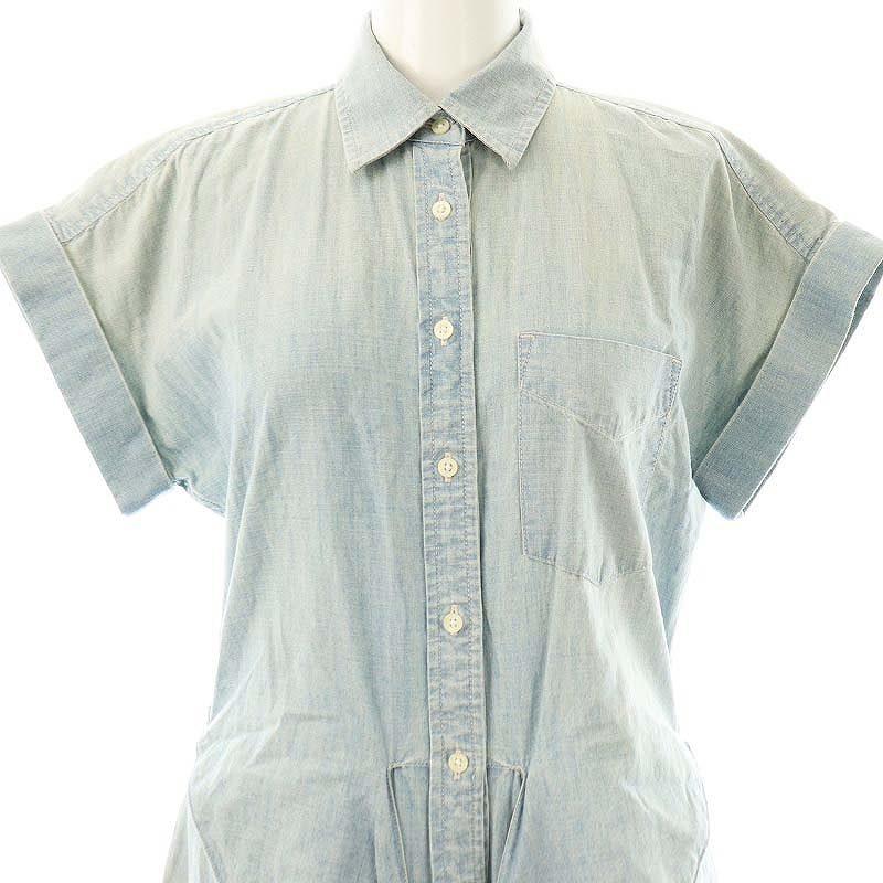 ローレンラルフローレン LAUREN RALPH ティアード デニムシャツ