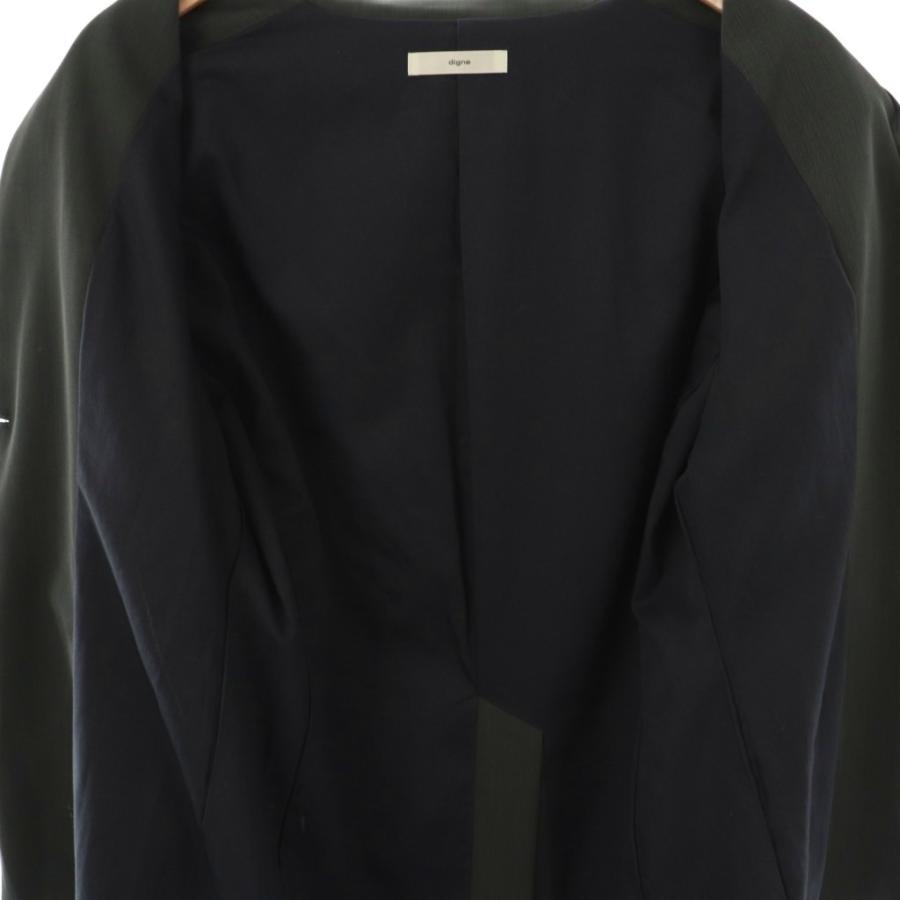 プ*k様 【新品タグ付き】digne 25ss collarless jacke ディニュ digne 25SS collarless jacket Vol.5 ジャケット カラーレス
