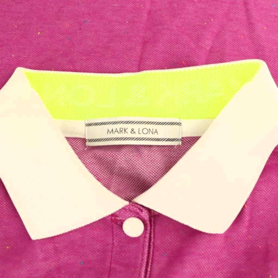 マーク＆ロナ MARK&LONA ノースリーブポロシャツ カットソー ゴルフ