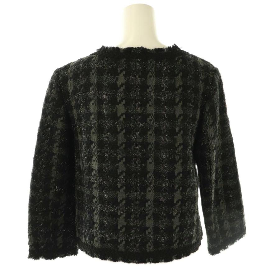 レキップヨシエイナバ L'EQUIPE YOSHIE INABA ツイードジャケット ノー