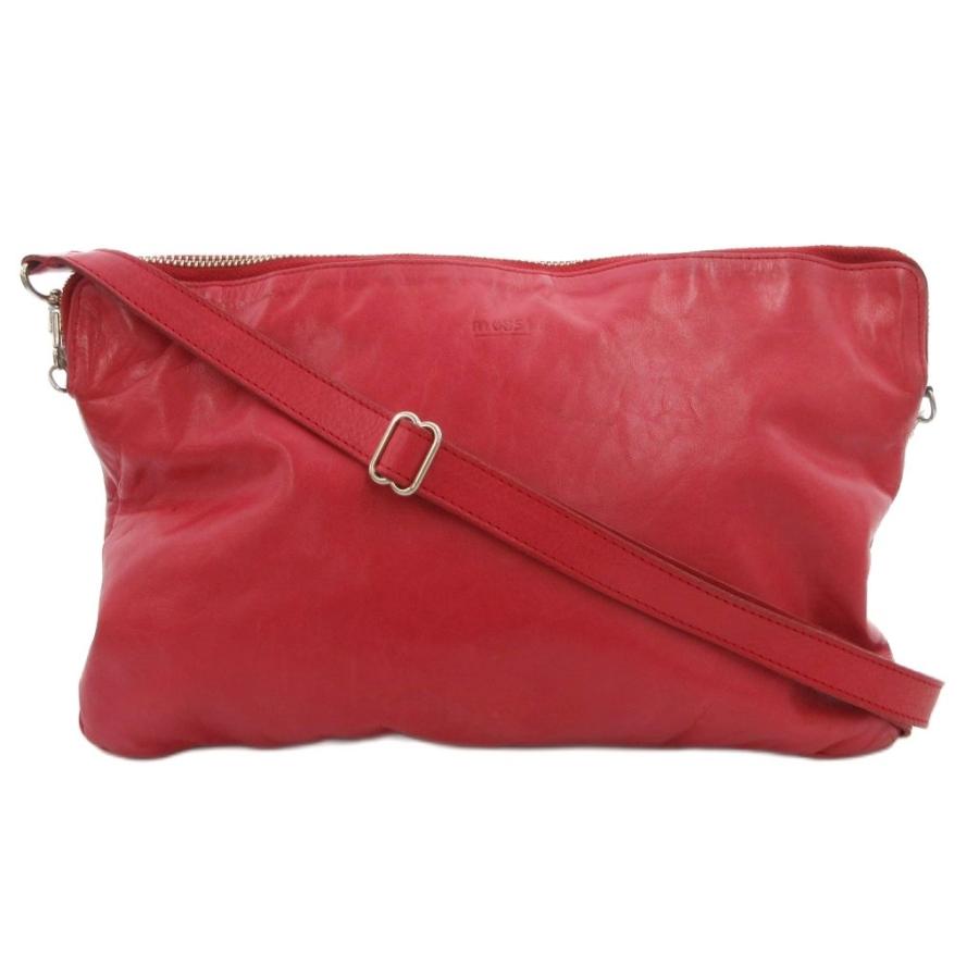 m0851 レザーリュック 赤