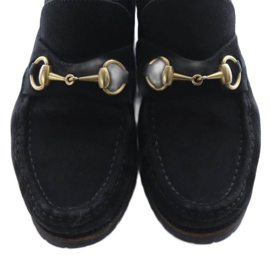 GUCCI（グッチ） ホースビット モカシン ショートブーツ 35 22cm 黒