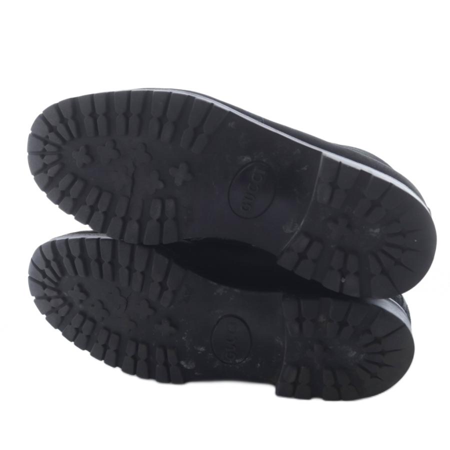 GUCCI（グッチ） ホースビット モカシン ショートブーツ 35 22cm 黒