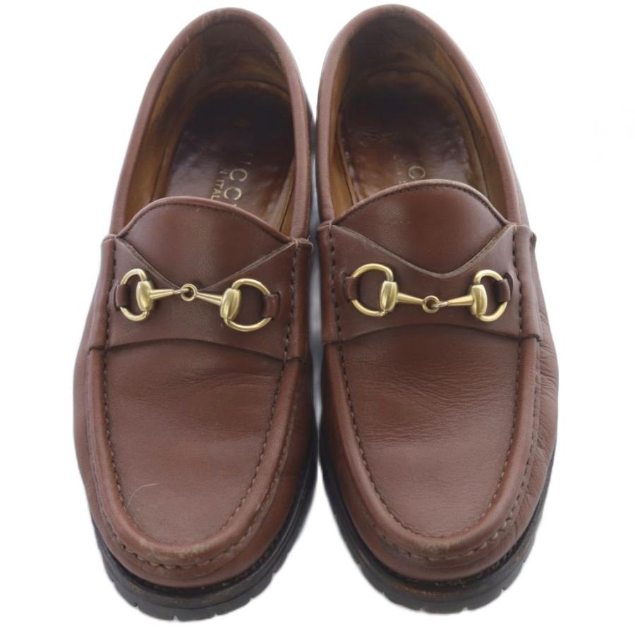 GUCCI（グッチ） ホースビット ローファー レザー 36 茶 ブラウン 101