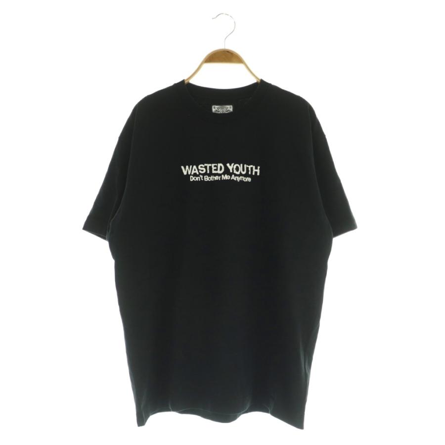 ウェイステッドユース Wasted youth プリント Tシャツ 半袖 クルー
