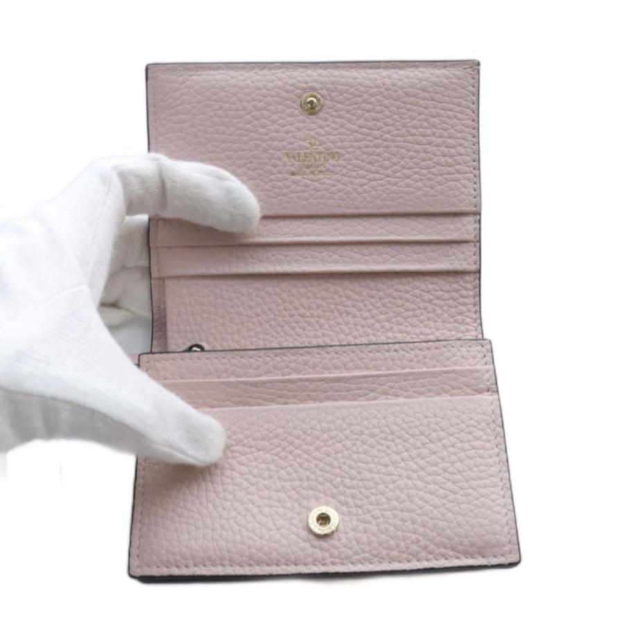 ★美品★VALENTINO GARAVANI ロックスタッズ 二つ折り財布 楽天市場】ヴァレンティノ 二つ折り財布 ロックスタッズ ミニ