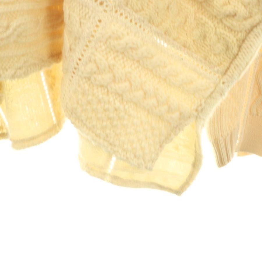 レディメイド READYMADE PATCHWORK FISHERMAN KNIT ニット セーター 長袖 ONE SIZE オフホワイト /HK ■OS メンズ_4