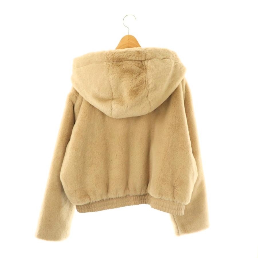 ZARA ザラ フェイクファー フード ジャケット ブルゾン パーカー
