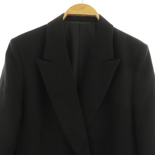 美品✨2025ss ルルウィルビー　マットオックスダブルジャケット　ブラック　S ルルウィルビー Loulou Willoughby 25SS マットオックスダブル