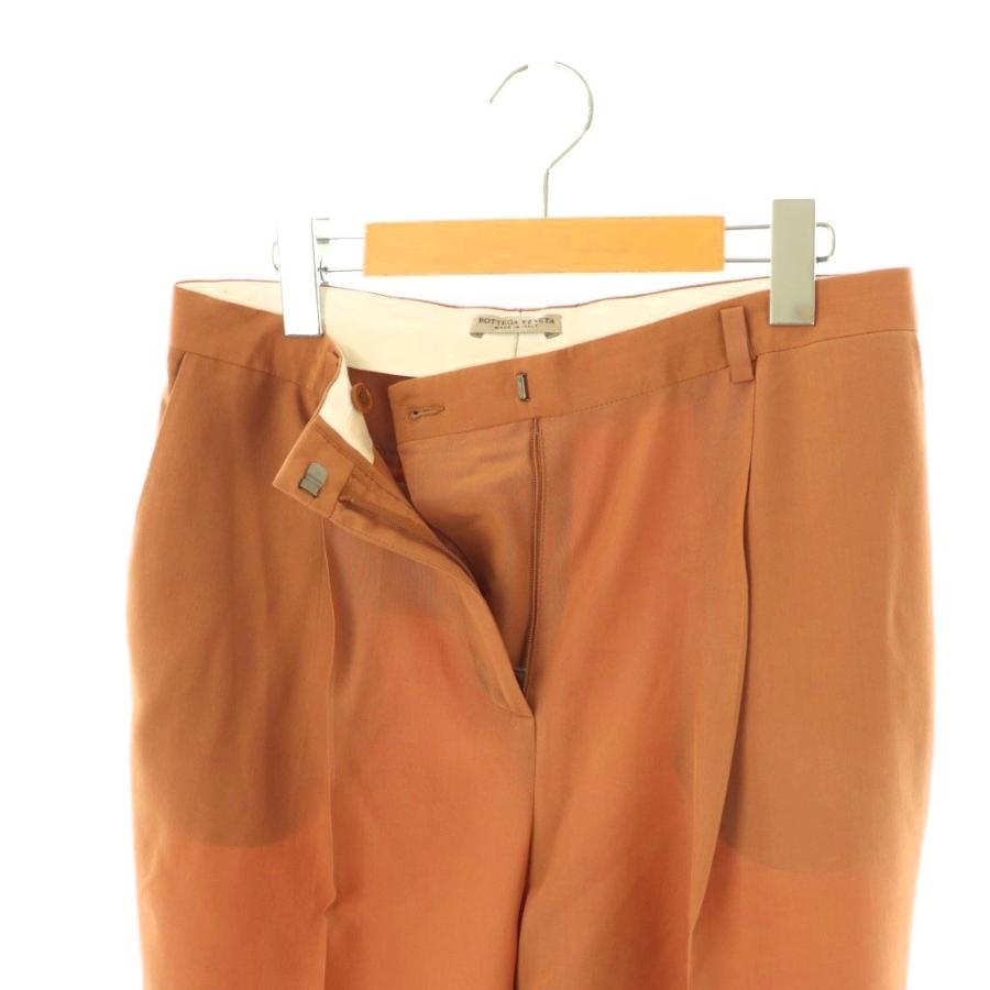 ボッテガヴェネタ BOTTEGA VENETA シルククロップドパンツ テーパード  