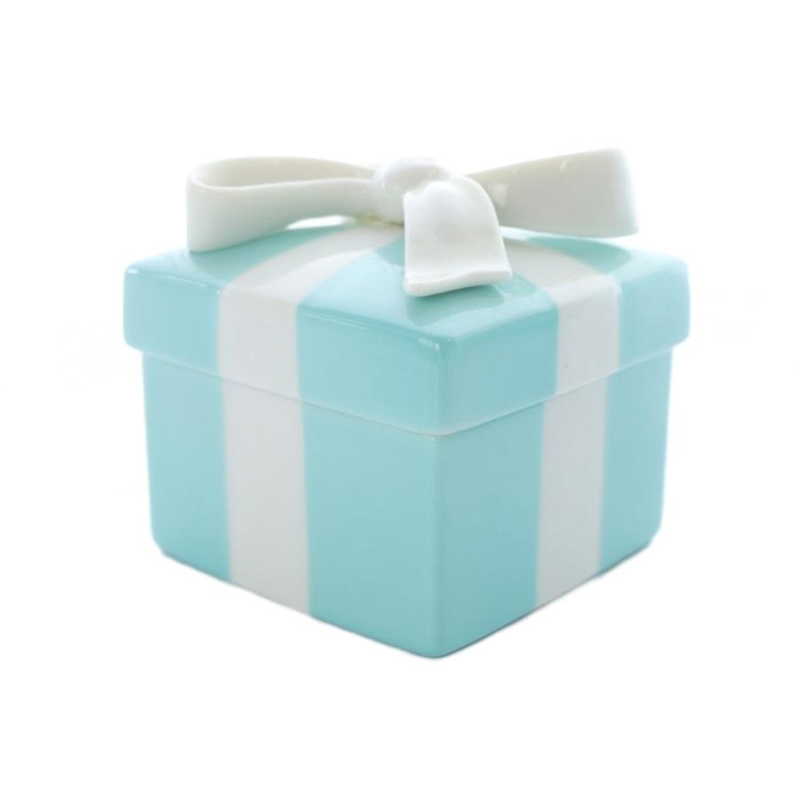 ティファニー TIFFANY & CO. ミニブルーボウボックス 小物入れ 水色
