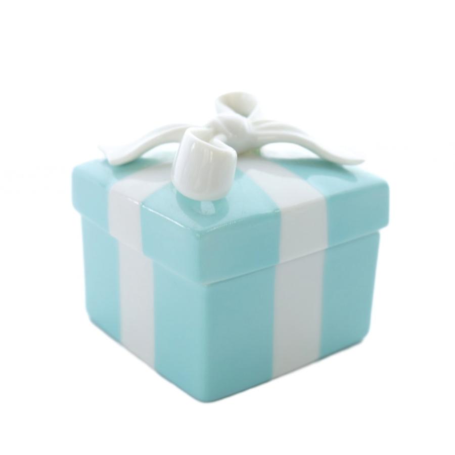 ティファニー TIFFANY & CO. ミニブルーボウボックス 小物入れ 水色