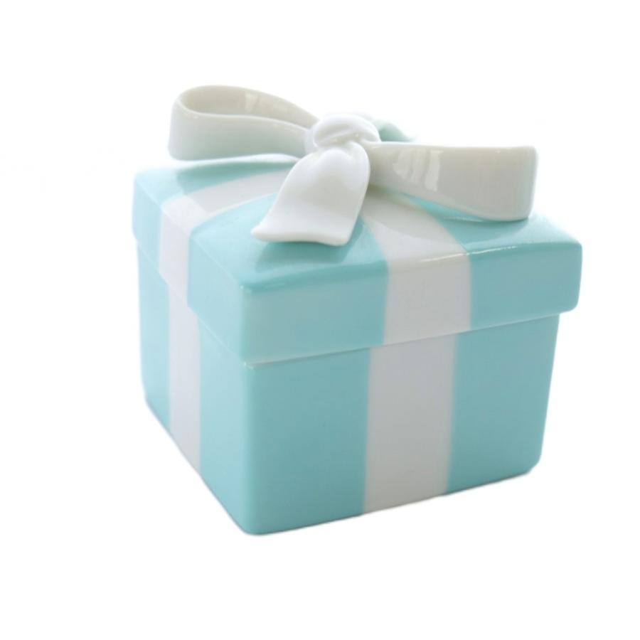 ティファニー TIFFANY & CO. ミニブルーボウボックス 小物入れ 水色