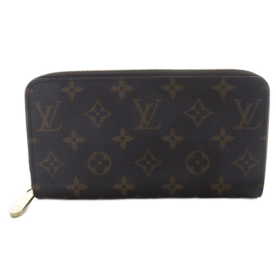 LOUIS VUITTON ルイヴィトン モノグラム ジッピーウォレット 長財布 茶  