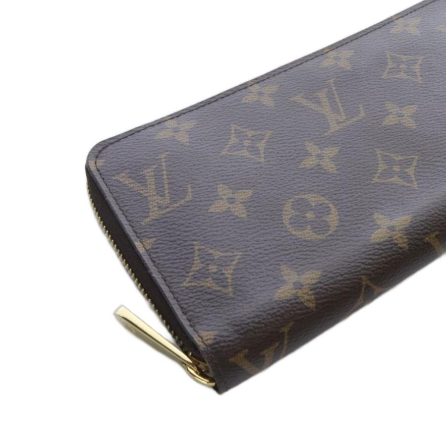 ルイヴィトン LOUIS VUITTON モノグラム ジッピーウォレット 長財布 茶 