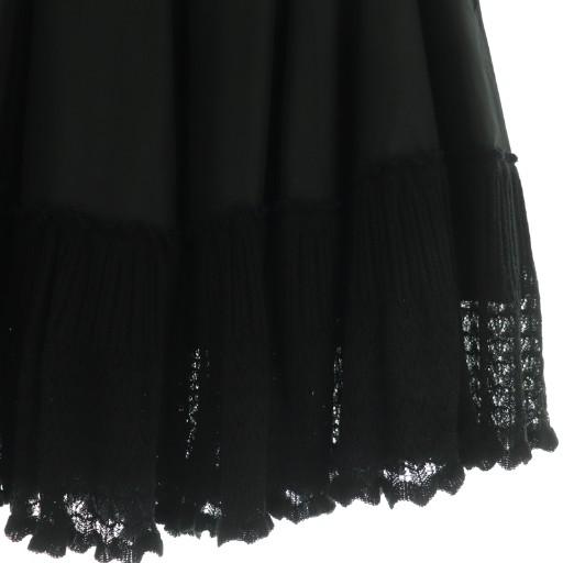 フォクシー ブティック FOXEY BOUTIQUE 切替スカート シルク ニット