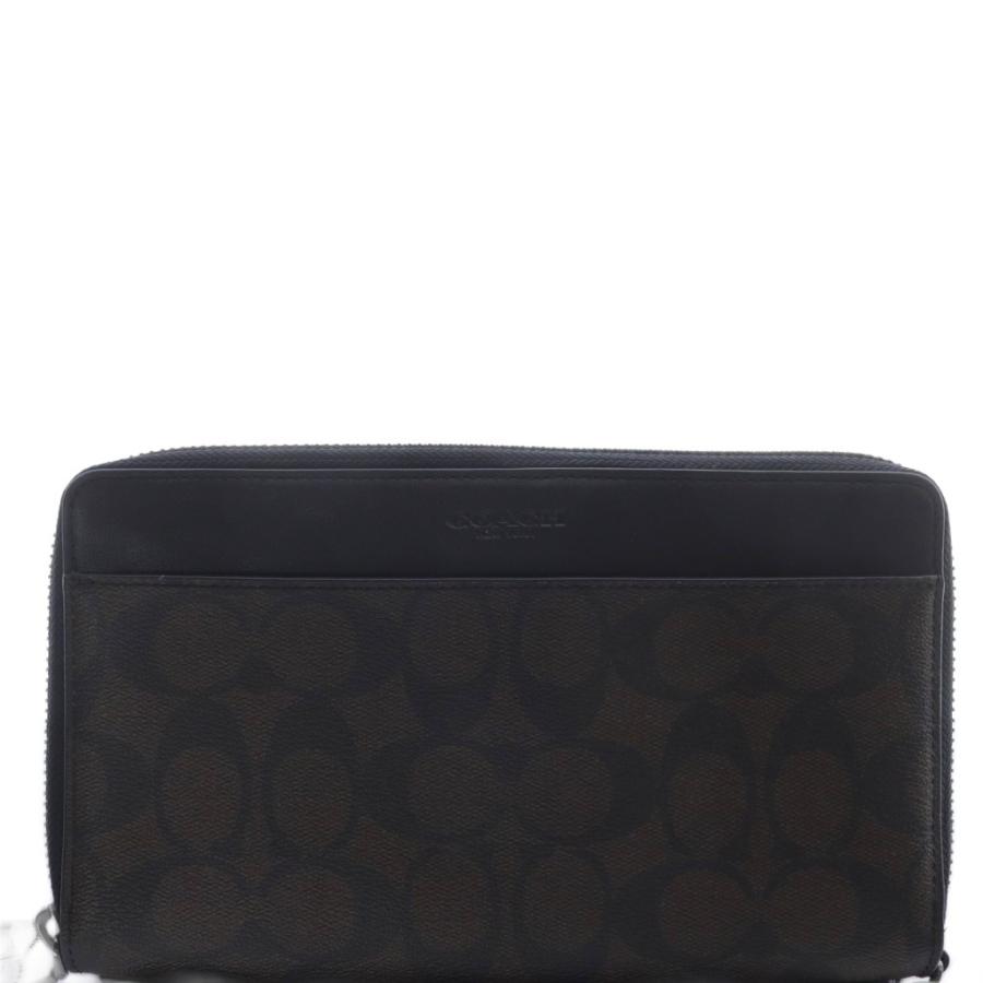 COACH（コーチ） シグネチャー ダブルジップ トラベル オーガナイザー