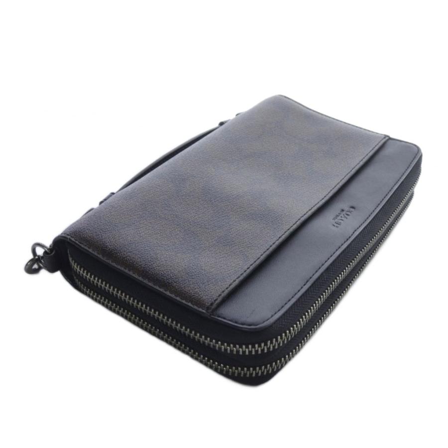 COACH（コーチ） シグネチャー ダブルジップ トラベル オーガナイザー