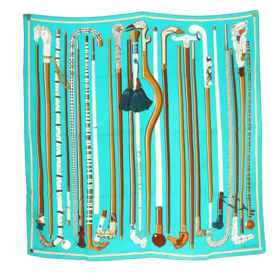HERMES/エルメス カレ90 ステッキ スカーフ j_109 HERMES/エルメス カレ90 ステッキ スカーフ j_109