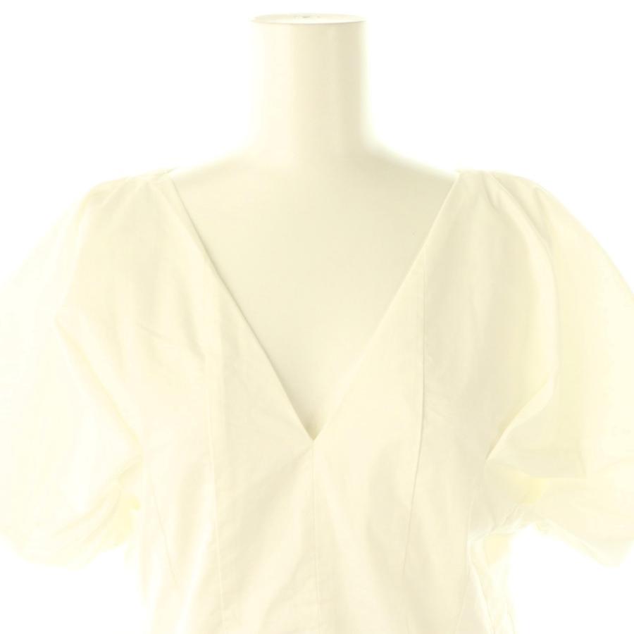 ツルバイマリコオイカワ TSURU By MARIKO OIKAWA Vネック ブラウス