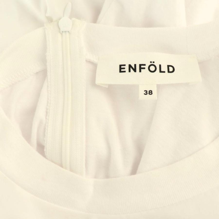 エンフォルド ENFOLD 24SS PETAL-HEM T-SHIRT Tシャツ カットソー 38