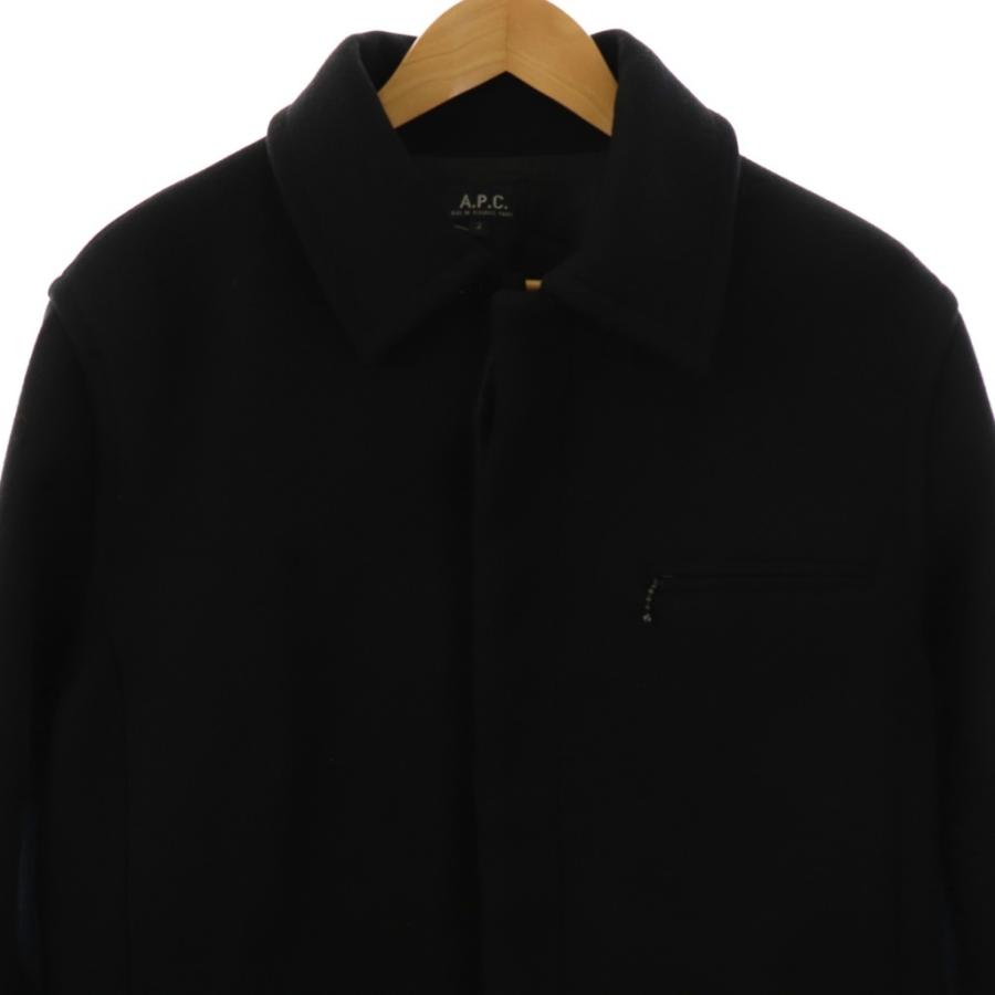 A.P.C.（アーペーセー） ウール ハーフコート ステンカラー ロング 2